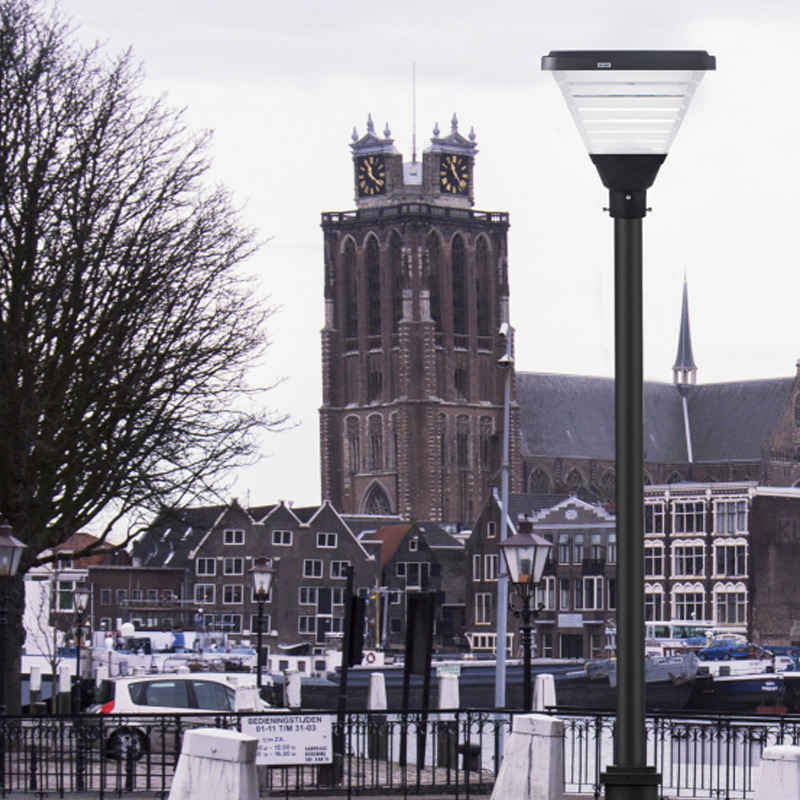 YMLED-6803 Outdoor Solar Post Top LED-lampa YMLED-6803 Outdoor Solar Post Top LED-lampa