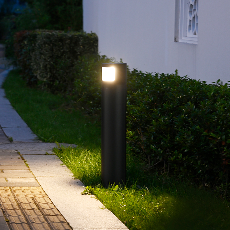YMLED-6240 180 graders belysning LED Trädgårdspollarlampa Ny design Aluminium IP65