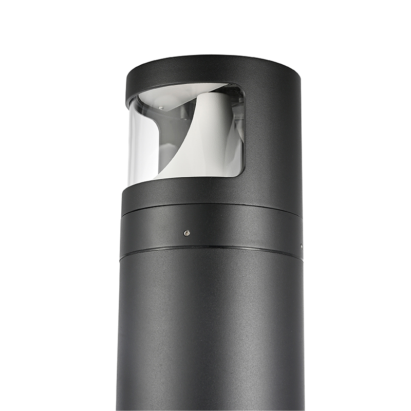 YMLED-6240 180 graders belysning LED Trädgårdspollarlampa Ny design Aluminium IP65